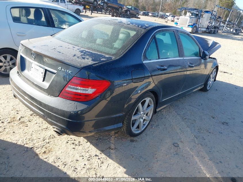 2013 MERCEDES-BENZ C 300 300 4MATIC - WDDGF8AB9DA796796