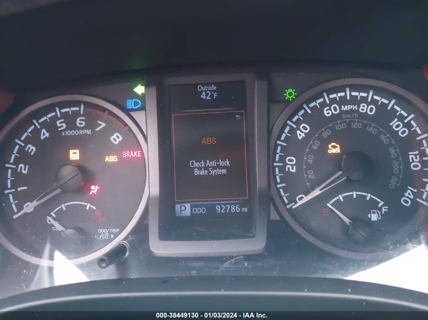 2017 TOYOTA TACOMA TRD OFF ROAD - 5TFCZ5AN9HX103494