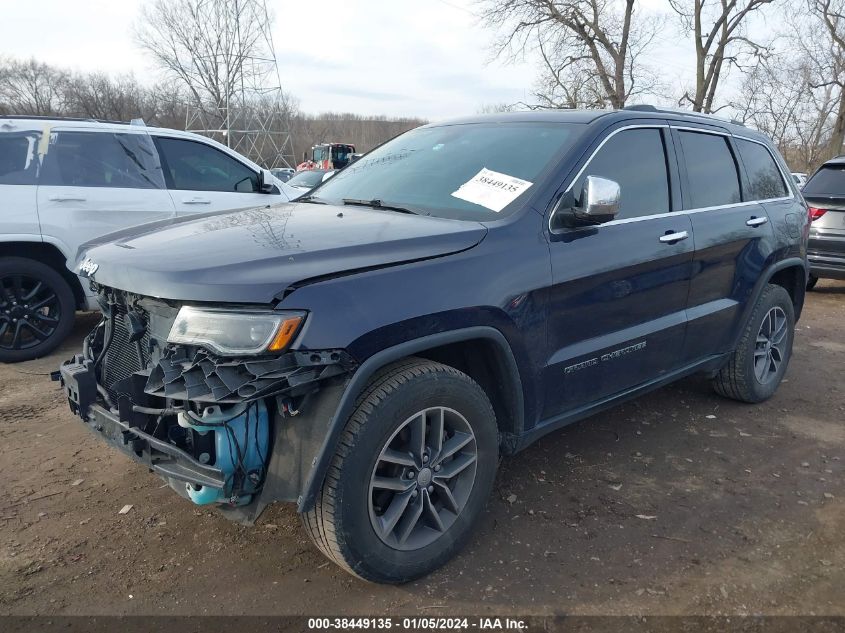 2017 JEEP GRAND CHEROKEE LIMITED 4X2 - 1C4RJEBG7HC893029