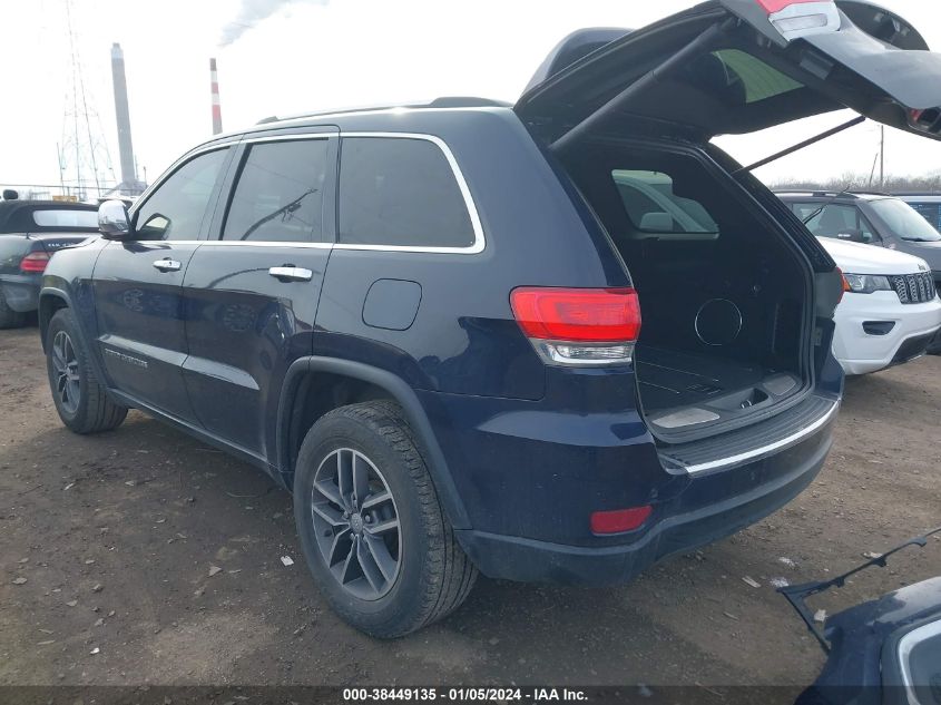 2017 JEEP GRAND CHEROKEE LIMITED 4X2 - 1C4RJEBG7HC893029