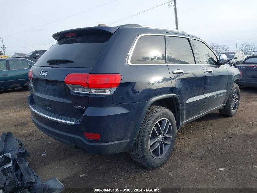 2017 JEEP GRAND CHEROKEE LIMITED 4X2 - 1C4RJEBG7HC893029
