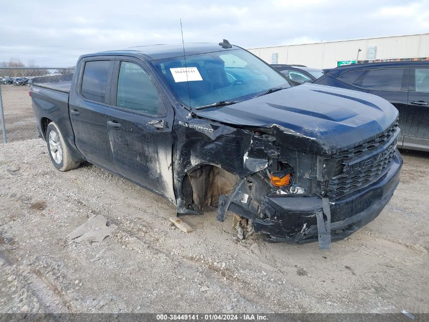2021 CHEVROLET SILVERADO 1500 K1500 CUSTOM - 3GCPYBEK8MG266204