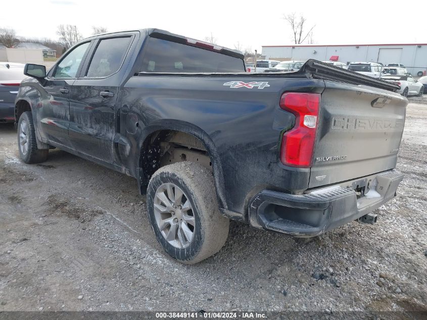 2021 CHEVROLET SILVERADO 1500 K1500 CUSTOM - 3GCPYBEK8MG266204