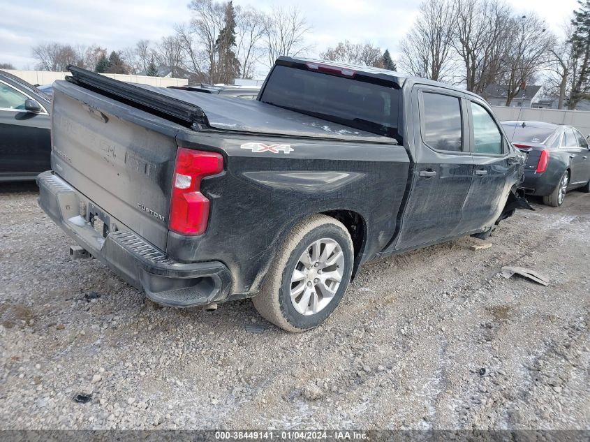 2021 CHEVROLET SILVERADO 1500 K1500 CUSTOM - 3GCPYBEK8MG266204