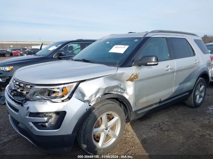2017 FORD EXPLORER XLT - 1FM5K8D89HGD51437