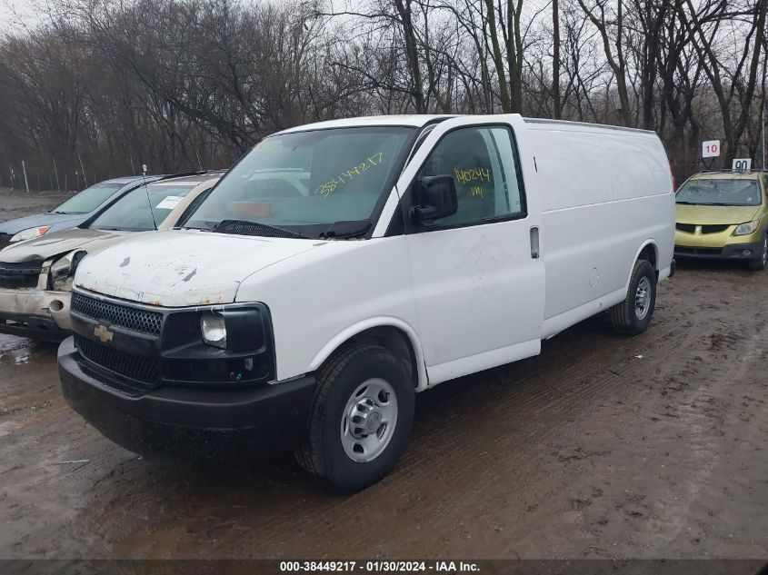 2014 CHEVROLET EXPRESS 3500 WORK VAN 1GCZGUCBXE1128268