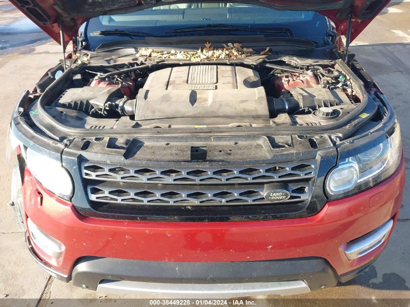 2014 LAND ROVER RANGE ROVER SPORT 3.0L V6 SUPERCHARGED HSE - SALWR2WF7EA380651