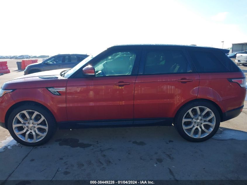 2014 LAND ROVER RANGE ROVER SPORT 3.0L V6 SUPERCHARGED HSE - SALWR2WF7EA380651