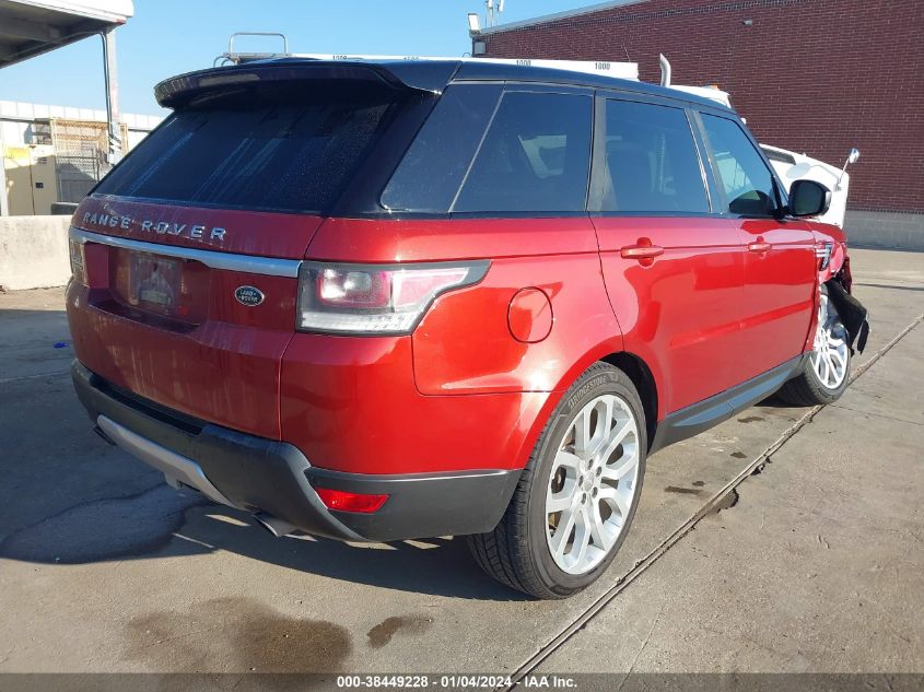2014 LAND ROVER RANGE ROVER SPORT 3.0L V6 SUPERCHARGED HSE - SALWR2WF7EA380651