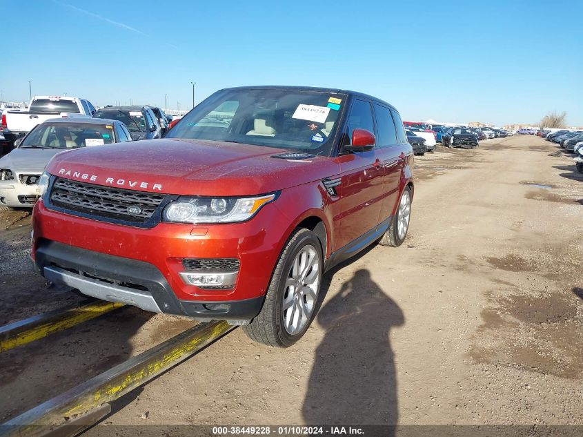 2014 LAND ROVER RANGE ROVER SPORT 3.0L V6 SUPERCHARGED HSE - SALWR2WF7EA380651