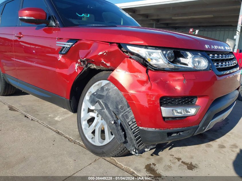 2014 LAND ROVER RANGE ROVER SPORT 3.0L V6 SUPERCHARGED HSE - SALWR2WF7EA380651