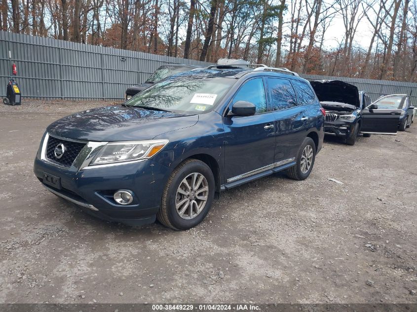 2016 NISSAN PATHFINDER SL - 5N1AR2MMXGC625254