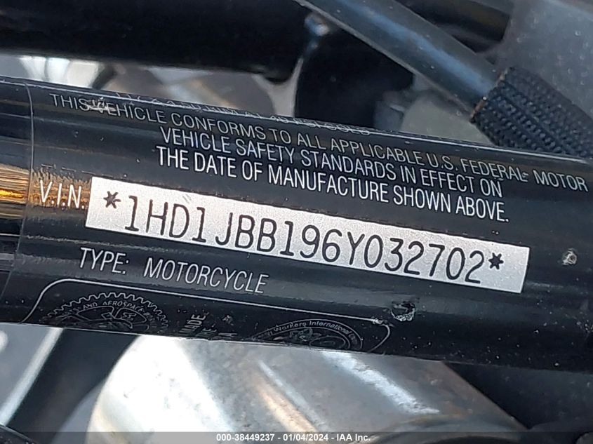 2006 HARLEY-DAVIDSON FXSTDI 1HD1JBB196Y032702