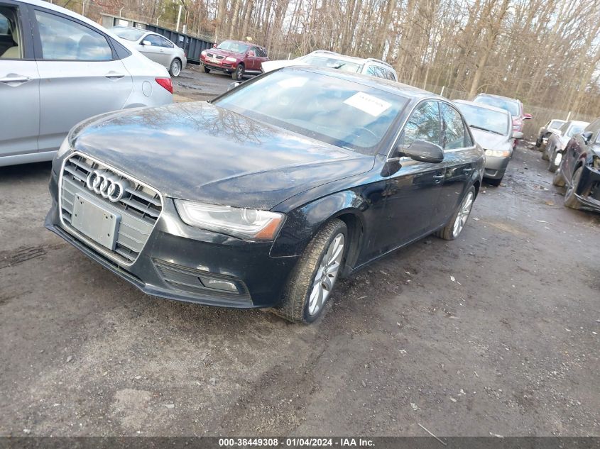2013 AUDI A4 2.0T PREMIUM - WAUFFAFL9DN009222