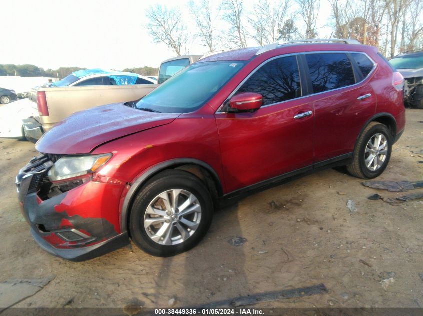 2015 NISSAN ROGUE S/SL/SV - KNMAT2MT0FP513809