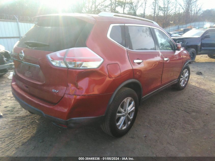 2015 NISSAN ROGUE S/SL/SV - KNMAT2MT0FP513809