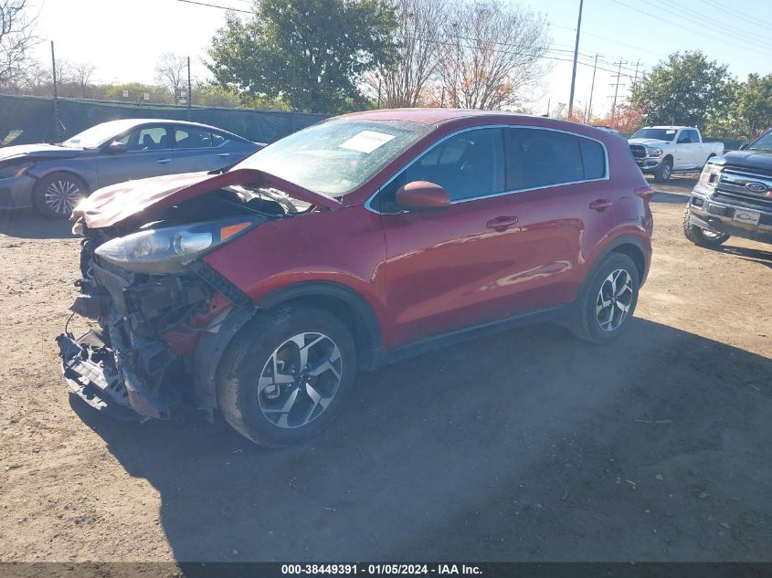 2022 KIA SPORTAGE LX - KNDPM3AC6N7998893
