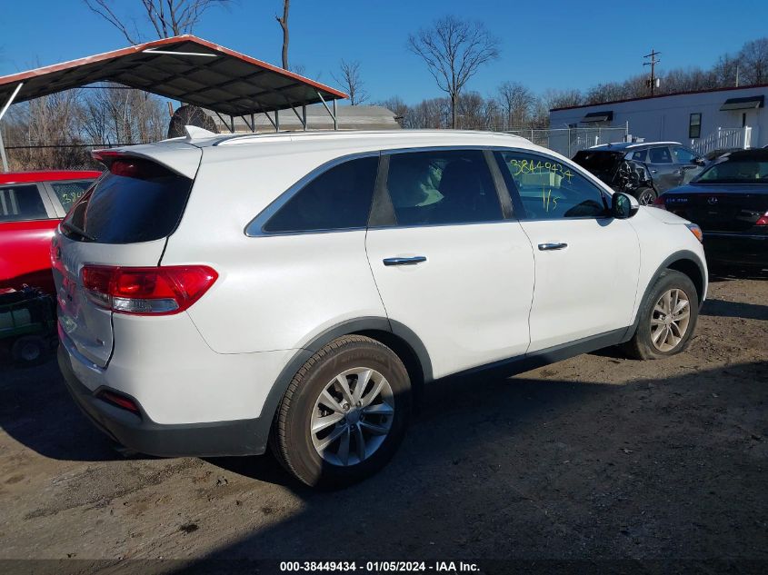 2016 KIA SORENTO LX/L - 5XYPG4A33GG152563