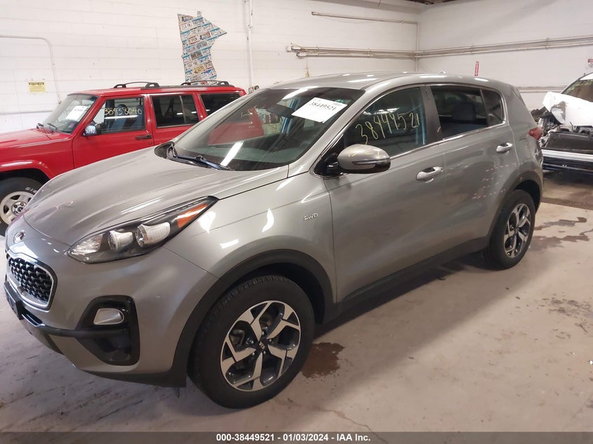 VIN KNDPMCAC8M7861565 2021 KIA SPORTAGE LX