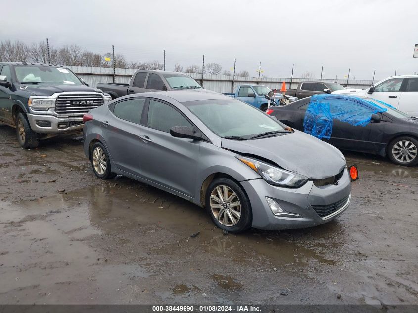 2016 HYUNDAI ELANTRA SE - KMHDH4AE7GU638000