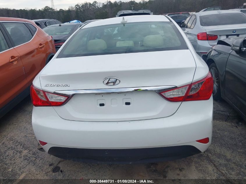 2014 HYUNDAI SONATA GLS - 5NPEB4AC1EH905177