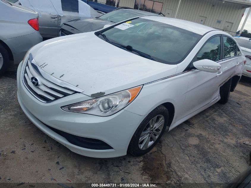 2014 HYUNDAI SONATA GLS - 5NPEB4AC1EH905177