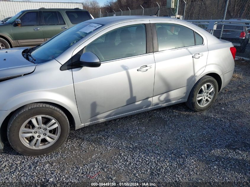 2014 CHEVROLET SONIC LT AUTO - 1G1JC5SH9E4148880