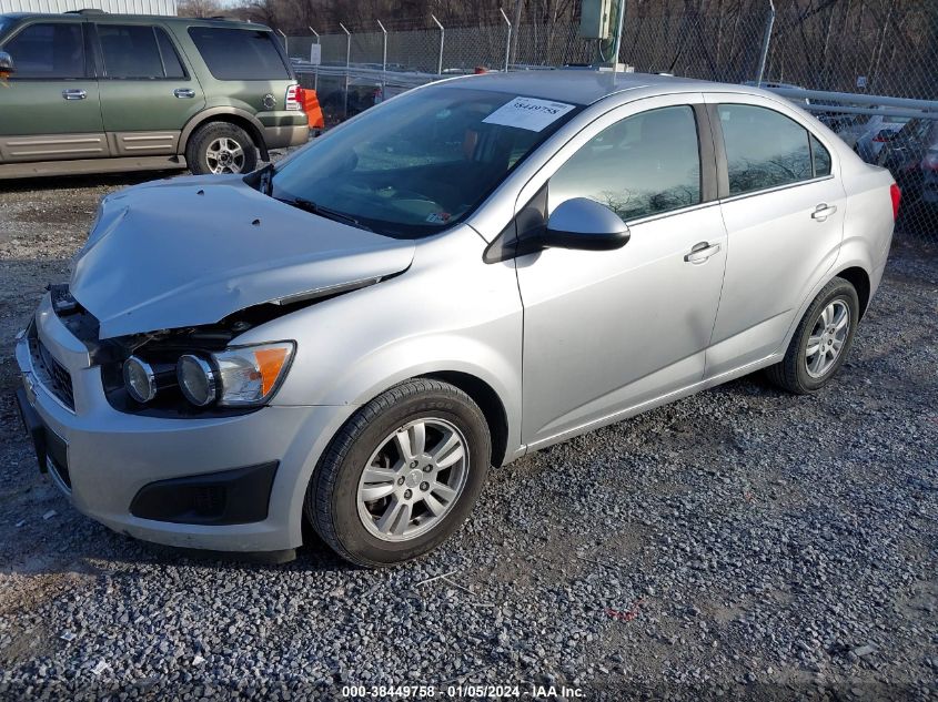 2014 CHEVROLET SONIC LT AUTO - 1G1JC5SH9E4148880