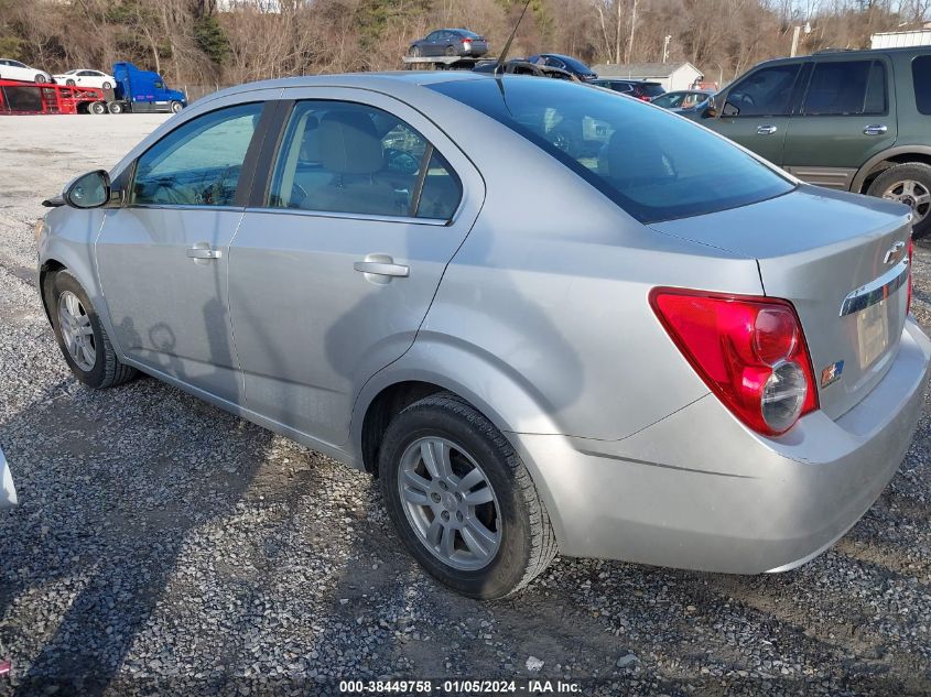 2014 CHEVROLET SONIC LT AUTO - 1G1JC5SH9E4148880