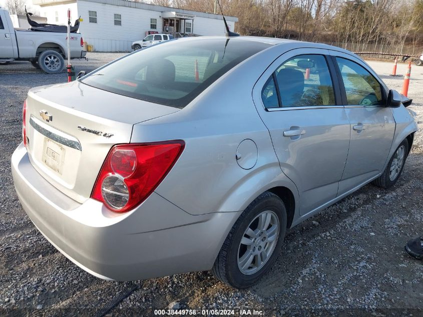 2014 CHEVROLET SONIC LT AUTO - 1G1JC5SH9E4148880