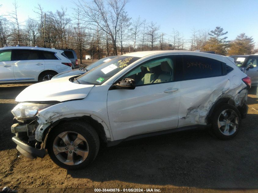 2016 HONDA HR-V LX - 3CZRU6H31GM763854