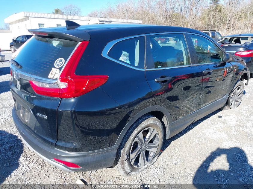 2018 HONDA CR-V LX - 2HKRW6H37JH206539