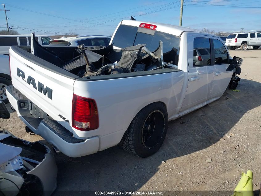 2018 RAM 1500 NIGHT  4X4 5'7 BOX - 1C6RR7MT1JS108571