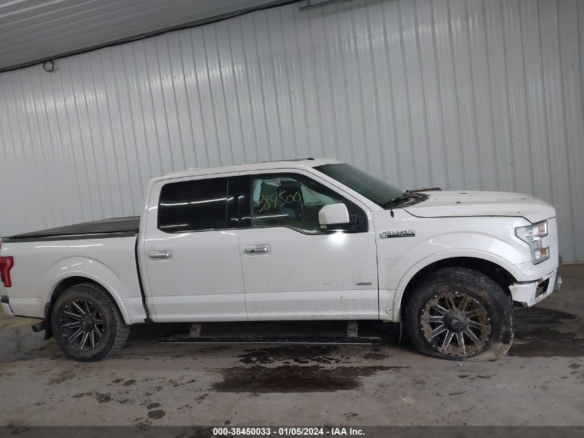 2017 FORD F-150 LIMITED - 1FTEW1EGXHFB10532