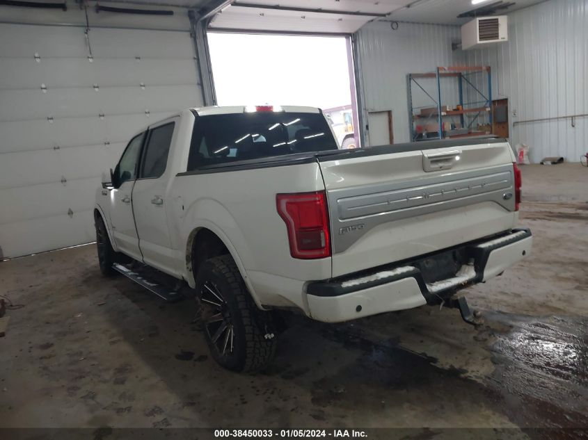 2017 FORD F-150 LIMITED - 1FTEW1EGXHFB10532