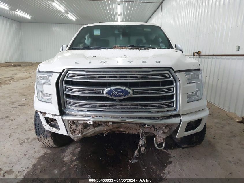 2017 FORD F-150 LIMITED - 1FTEW1EGXHFB10532