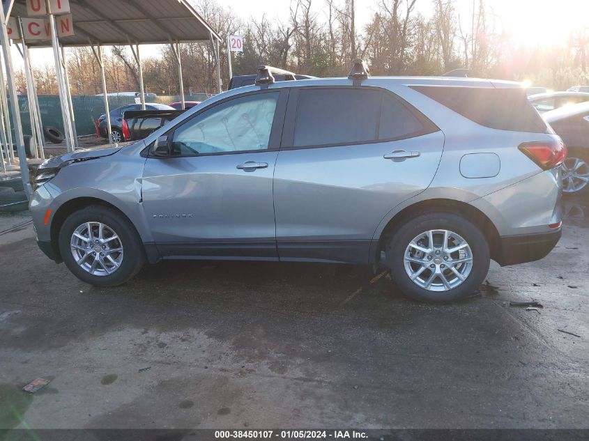 2023 CHEVROLET EQUINOX FWD LS - 3GNAXHEG3PL229295