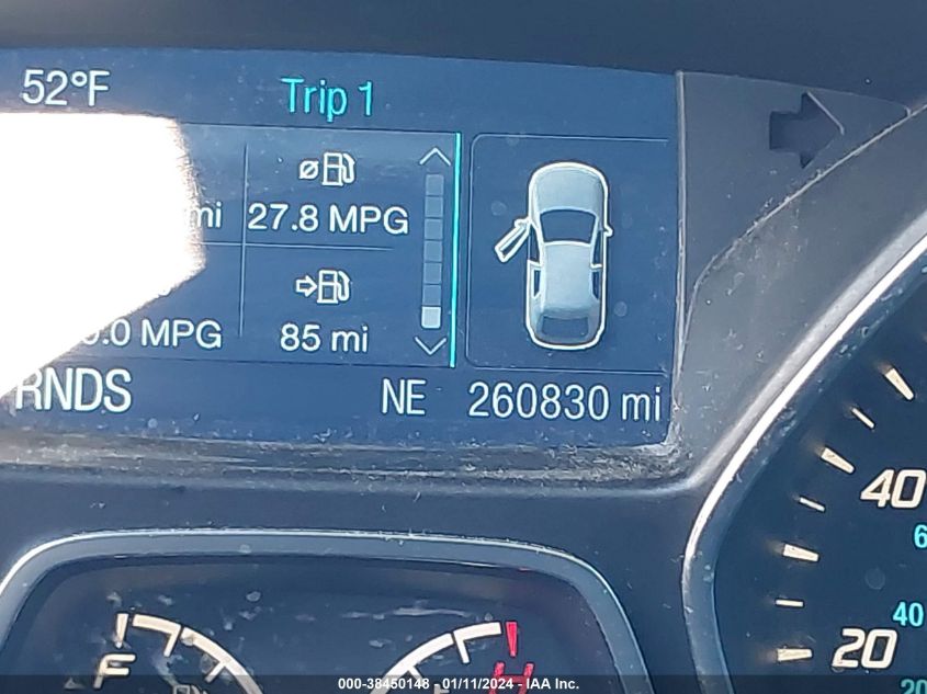 2014 FORD ESCAPE SE - 1FMCU0GX9EUC70019