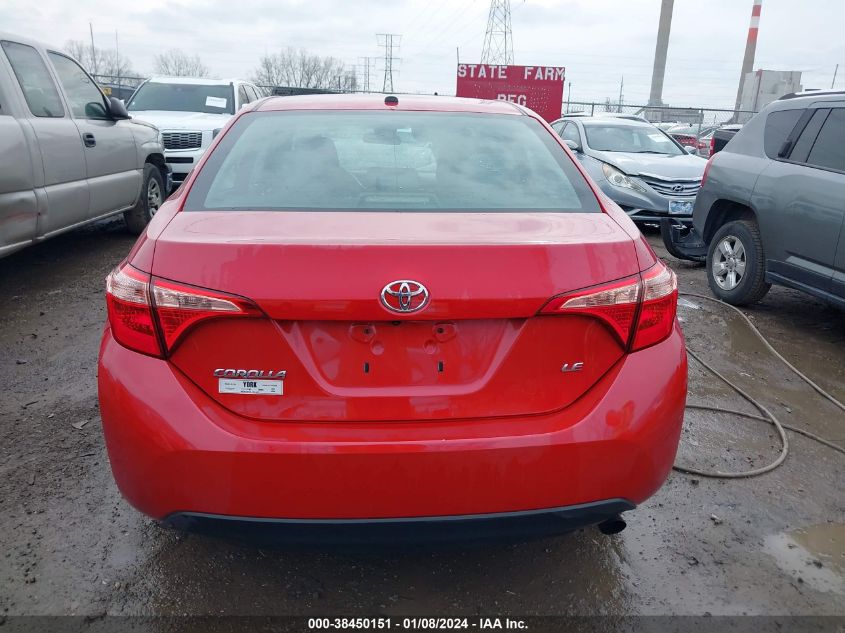 2018 TOYOTA COROLLA LE - 2T1BURHE0JC039437