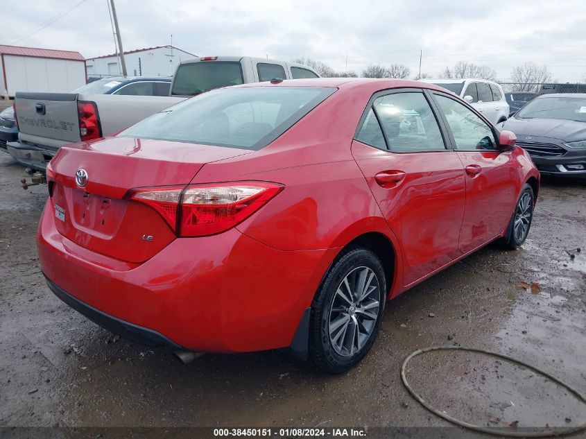 2018 TOYOTA COROLLA LE - 2T1BURHE0JC039437