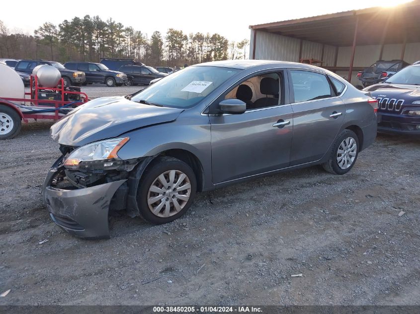 2015 NISSAN SENTRA S - 3N1AB7AP7FY272274