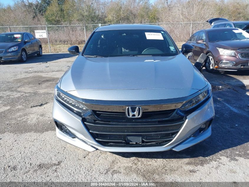 2021 HONDA ACCORD SPORT - 1HGCV1F30MA097448