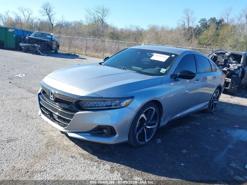 2021 HONDA ACCORD SPORT - 1HGCV1F30MA097448
