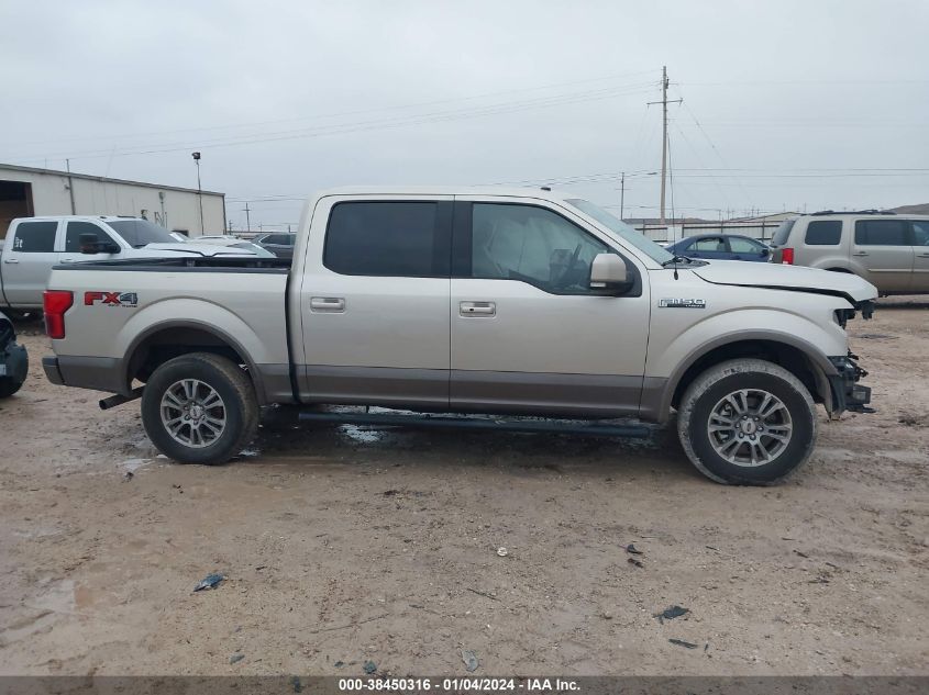 2018 FORD F-150 LARIAT - 1FTEW1E58JFC00458