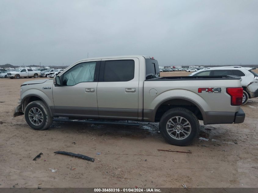 2018 FORD F-150 LARIAT - 1FTEW1E58JFC00458