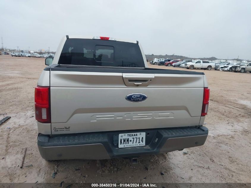 2018 FORD F-150 LARIAT - 1FTEW1E58JFC00458