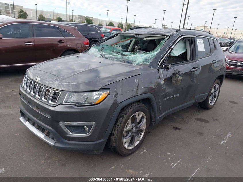 VIN 3C4NJCCB3LT165890 2020 JEEP COMPASS LIMITED FWD