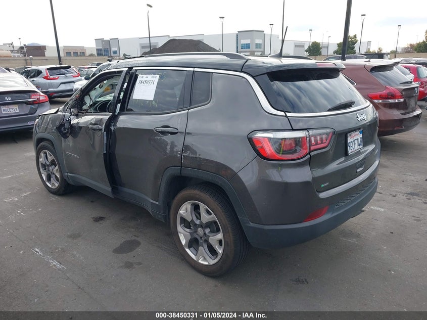 VIN 3C4NJCCB3LT165890 2020 JEEP COMPASS LIMITED FWD