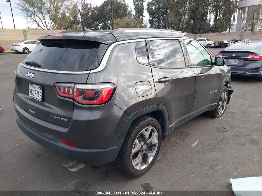 VIN 3C4NJCCB3LT165890 2020 JEEP COMPASS LIMITED FWD