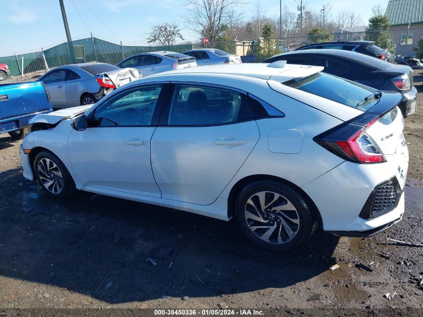 2017 HONDA CIVIC LX - SHHFK7H29HU202057
